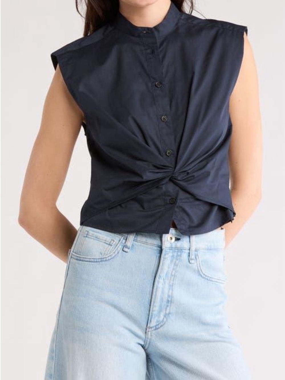 Rag & Bone | Rita Sleeveless Poplin Shirt